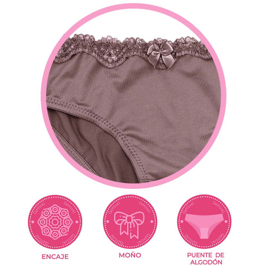 Pantie coordinable con detalles de encaje 74393 Carnival Carnival
