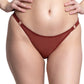 Coordinating wine-colored panty with transparencies 74394 Carnival