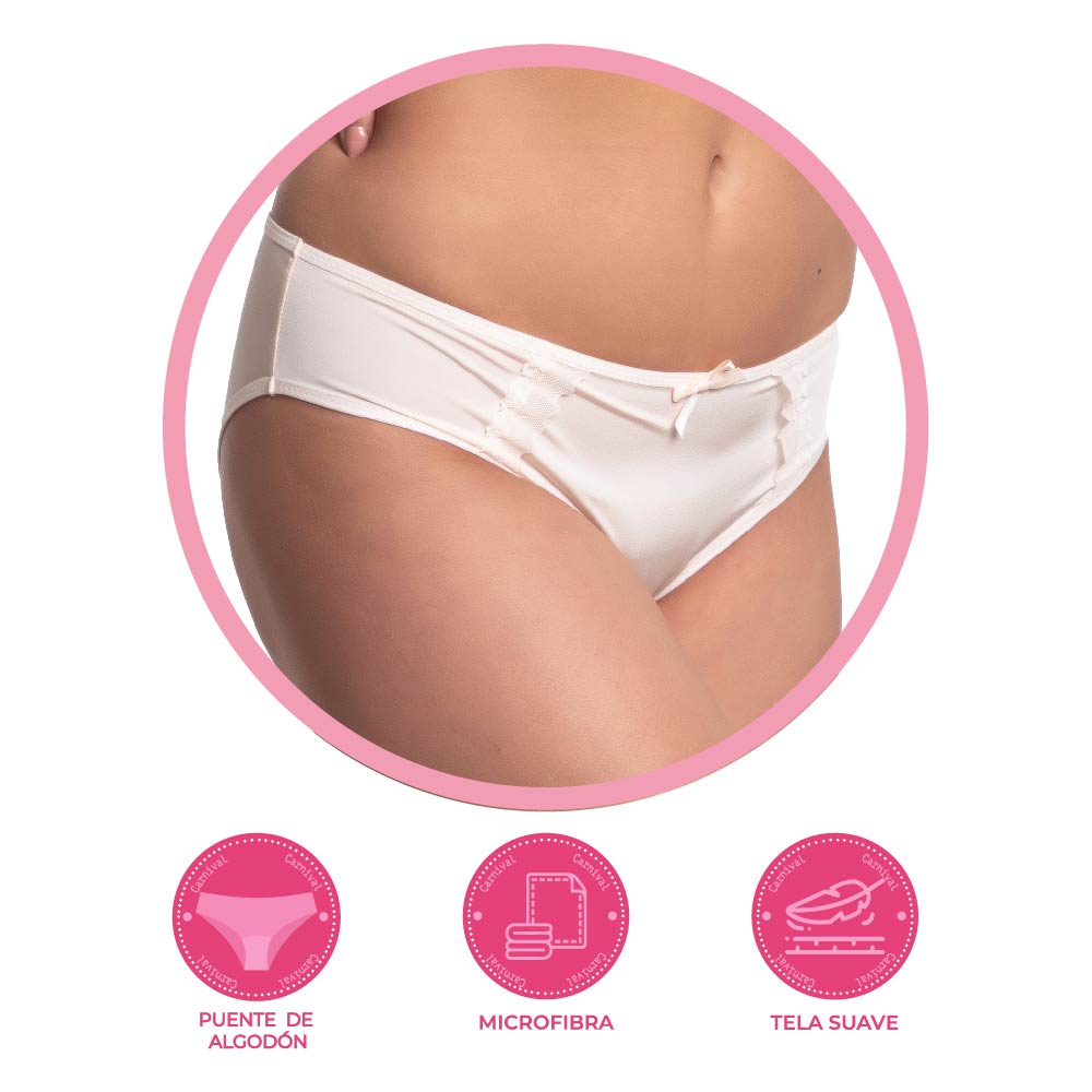 Panty rosa coordinable lisa 74395 Carnival Carnival