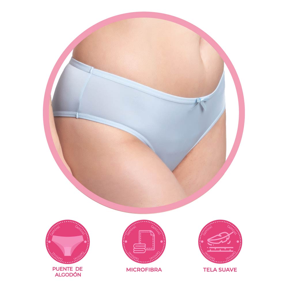Panty azul coordinable lisa 74401 Carnival