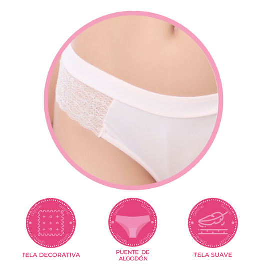 Bikini coordinable corte brasileño de tela satinada rosa 74426 Lady Carnival Carnival