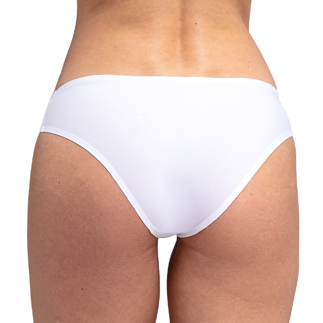 Panty básica blanca corte láser 74474 Carnival
