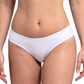 Panty básica blanca corte láser 74474 Carnival