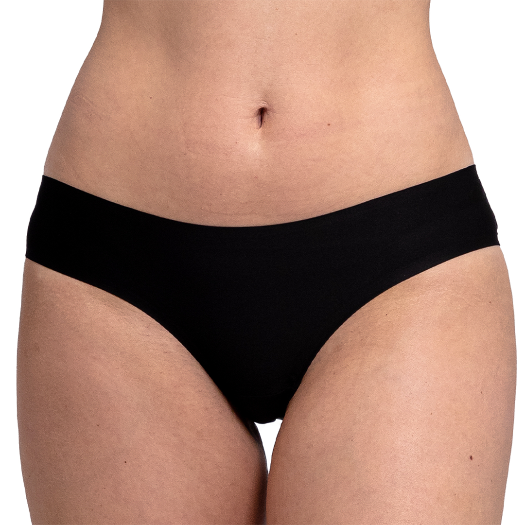 Panty básica negra corte láser 74474 Carnival