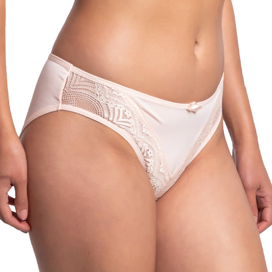 Panty nude coordinable con detalles de encaje 74615 Carnival