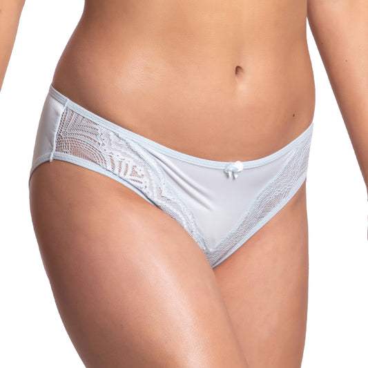 Panty azul coordinable con detalles de encaje 74615 Carnival