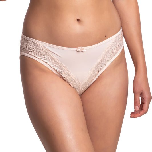 Panty nude coordinable con detalles de encaje 74615 Carnival