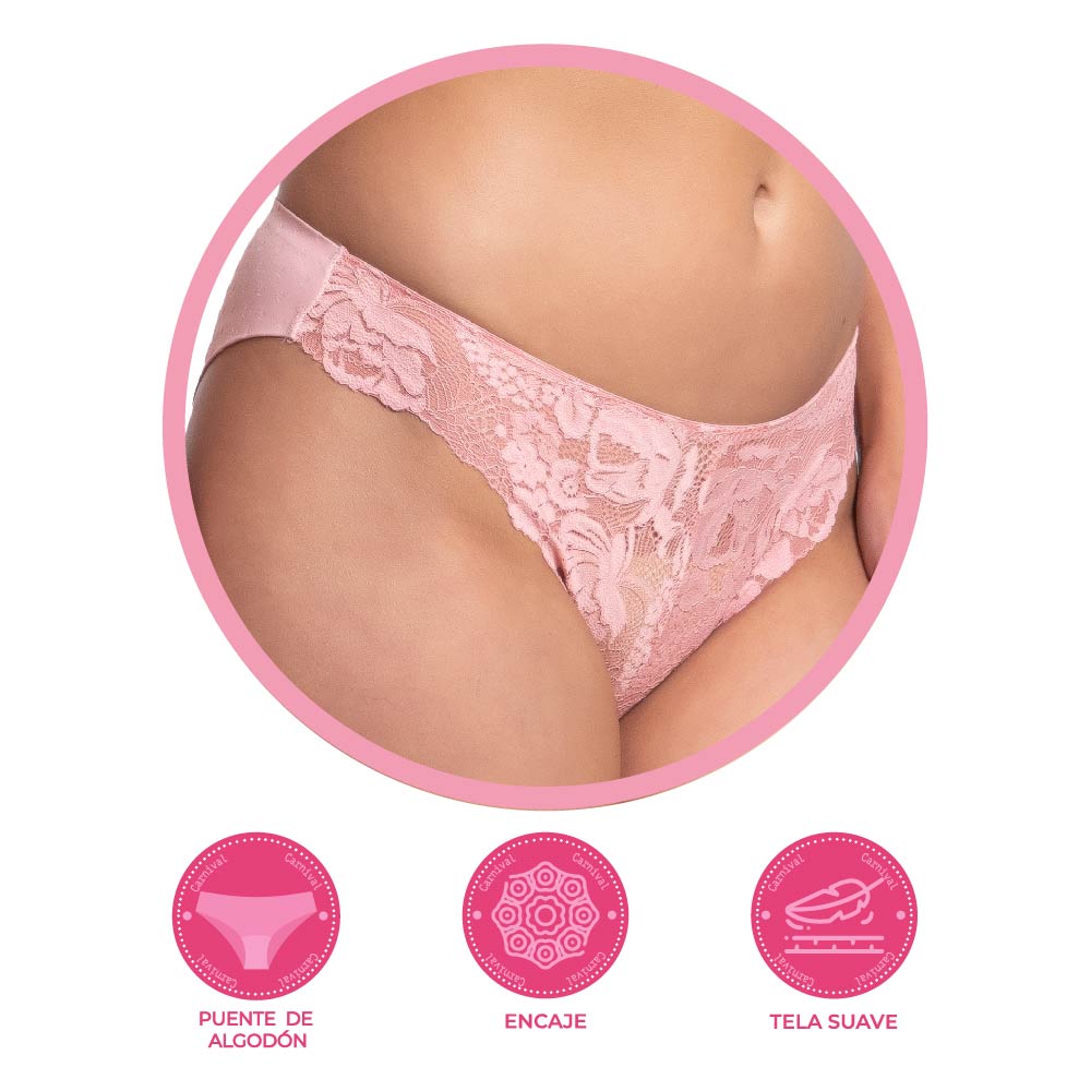 Panty coordinable con encaje 74697 Carnival Carnival