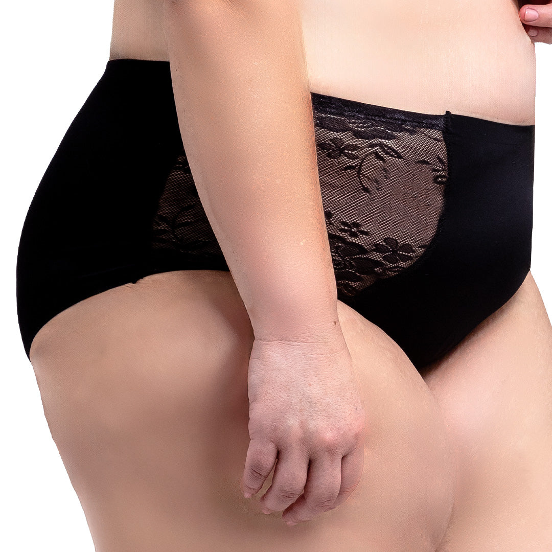 Panty básica negra talla extra 74727L Lady Carnival