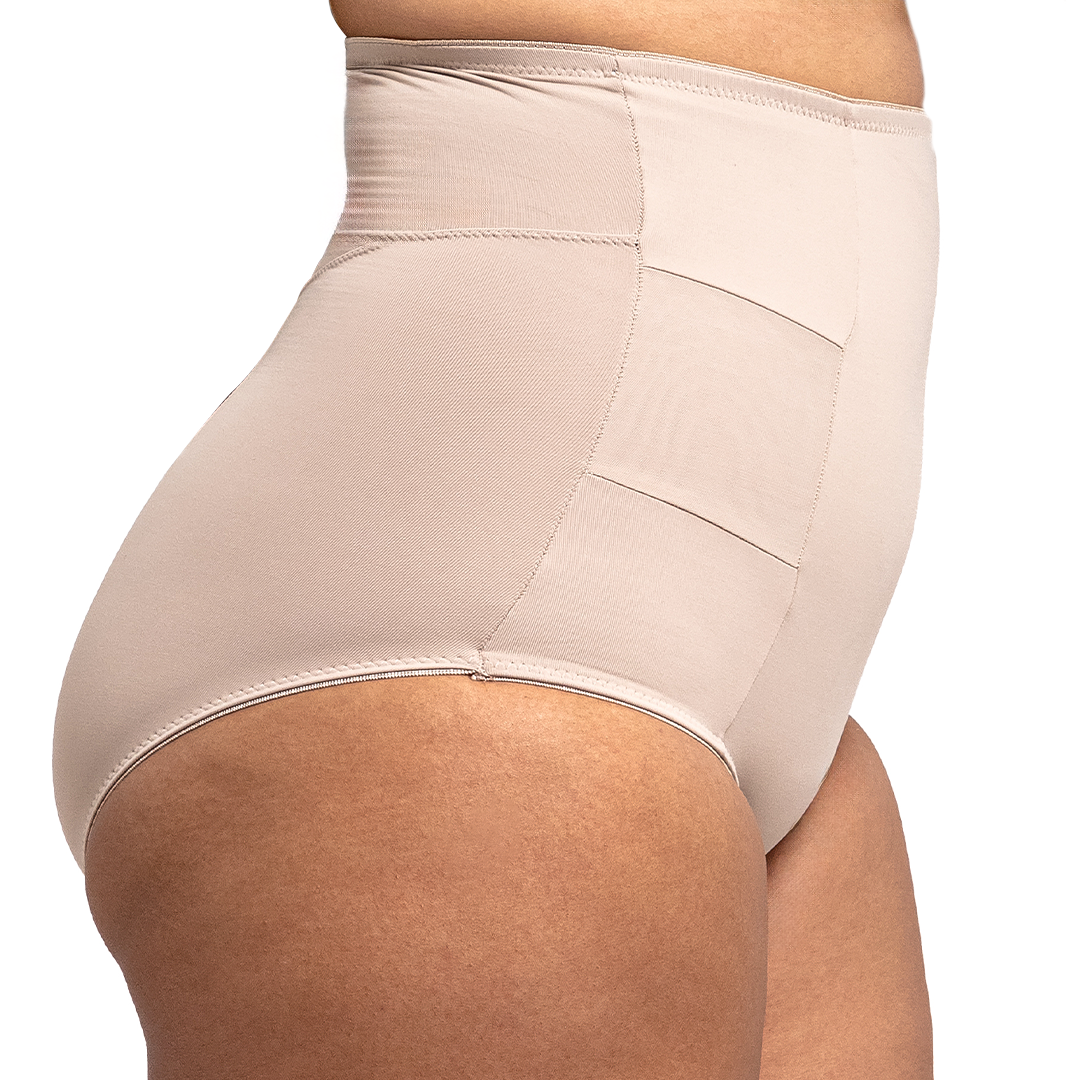 Pantaleta beige con control abdominal 74871 Carnival