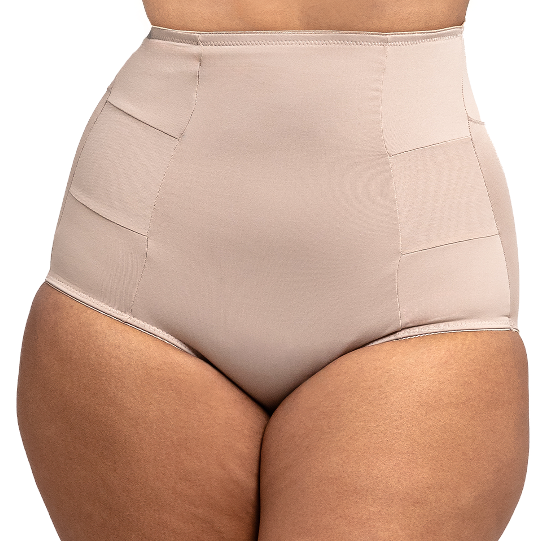 Beige panties with abdominal reinforcement 74871 Carnival