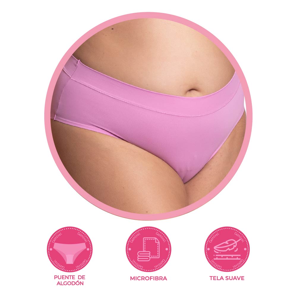 Panty coordinable de corte láser talla extra 74903 Lady Carnival