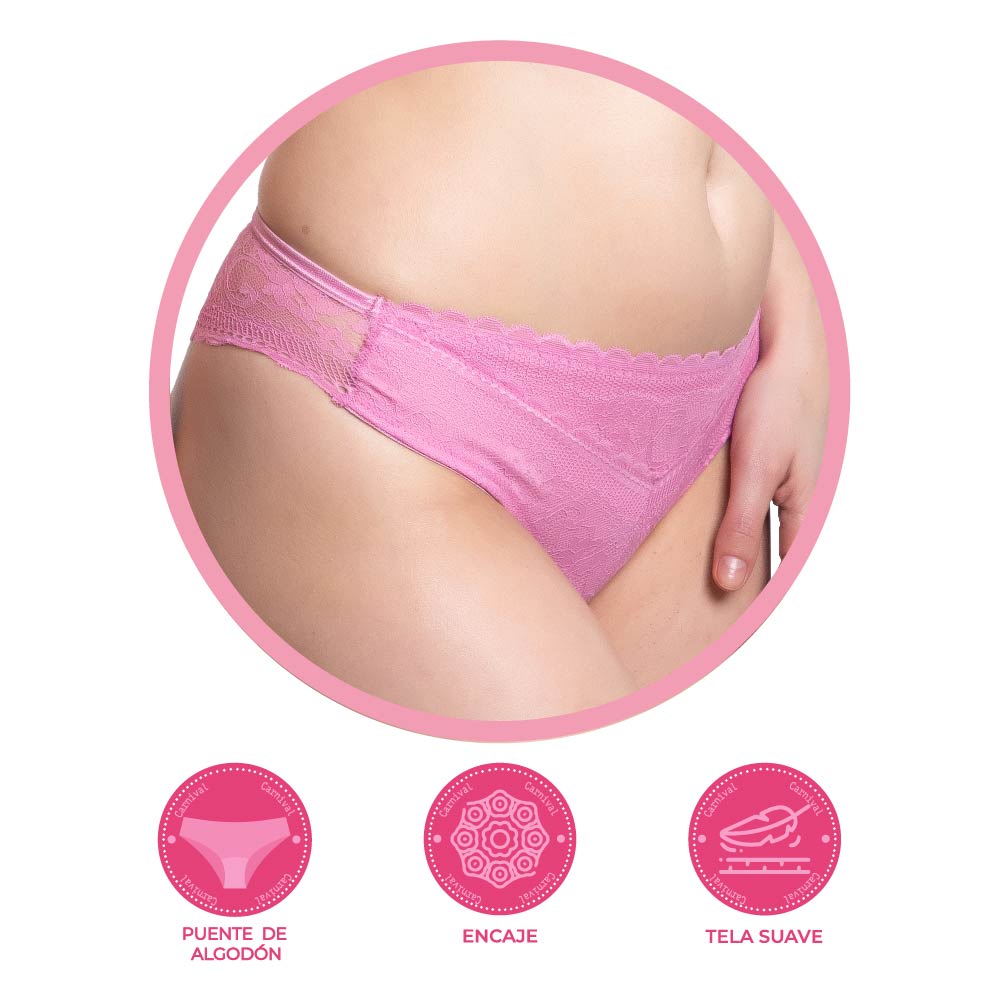 Panty coordinable con encaje 74908 Lady Carnival