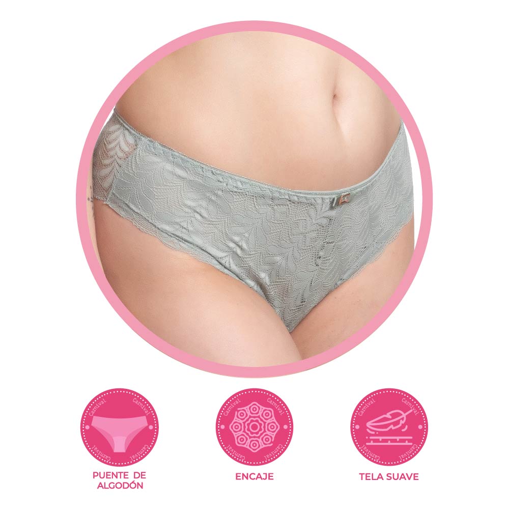 Panty coordinable con detalles de encaje 74914 Lady Carnival Carnival Lenceria