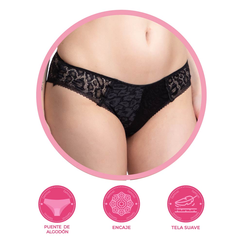 Panty coordinable con encaje 74984 Lady Carnival