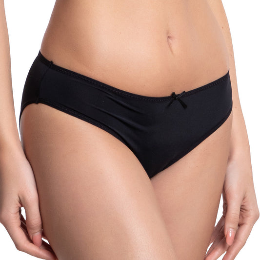 Panty negra coordinable con puente de algodón 75007 Teens Carnival