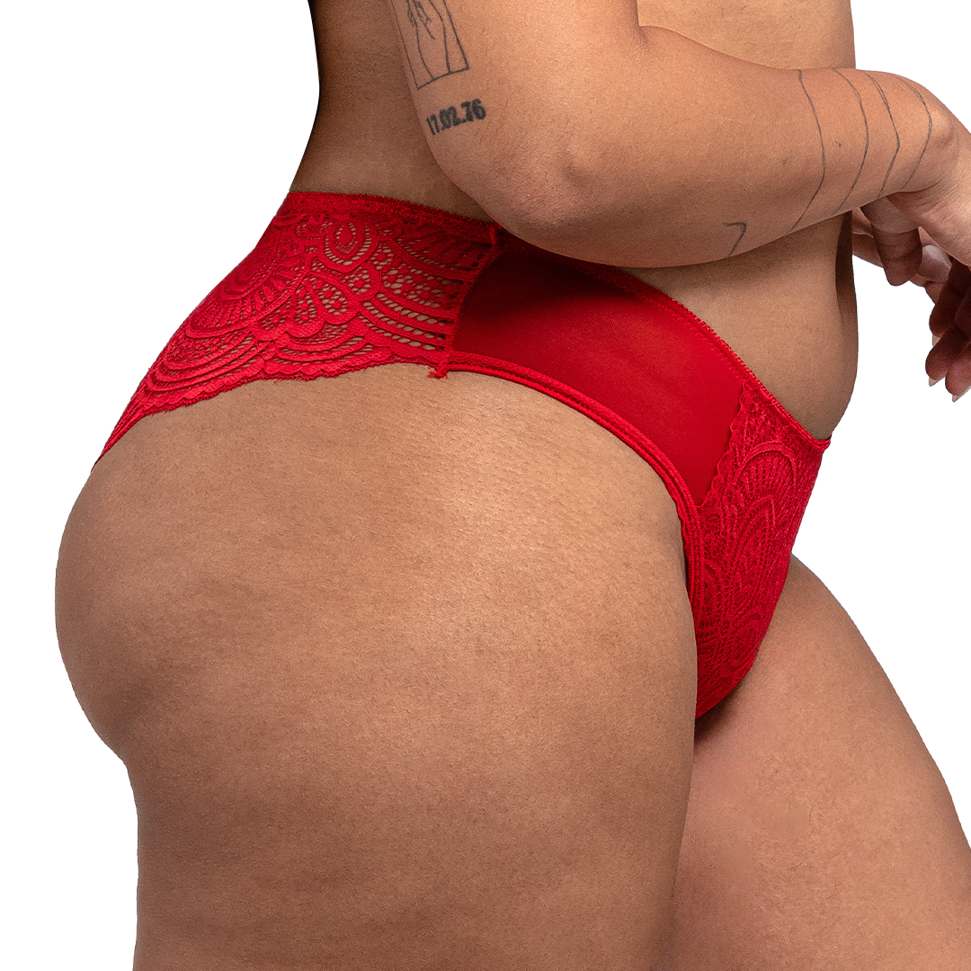 Panty de talla extra con encaje 75061L Lady Carnival