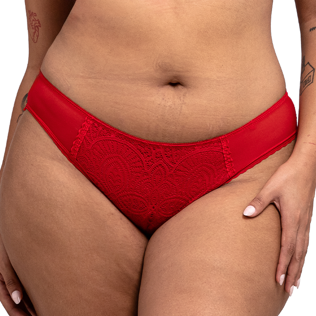 Panty de talla extra con encaje 75061L Lady Carnival