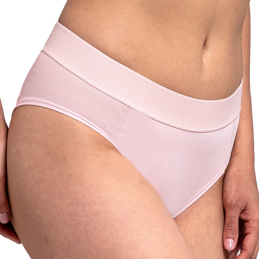 Panty rosa con detalles de mesh 75127 Carnival