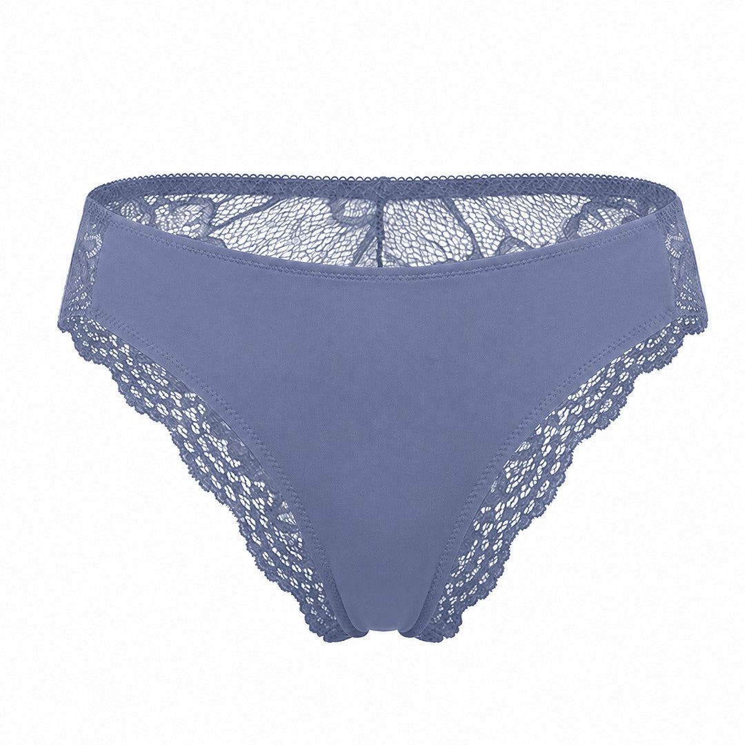 Panty azul con detalles de encaje 75129 Carnival