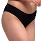 Panty básica negra corte láser 75194F Fashion