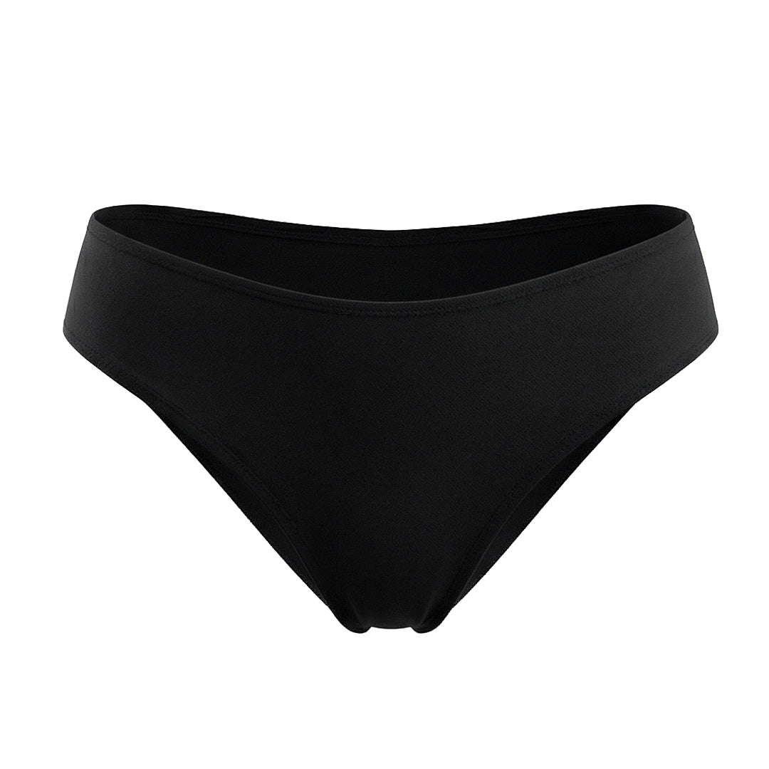 Panty básica negra corte láser 75194F Fashion