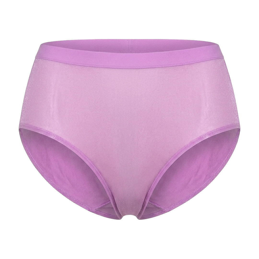 Panty corte láser tela efecto glitter 75298F Fashion