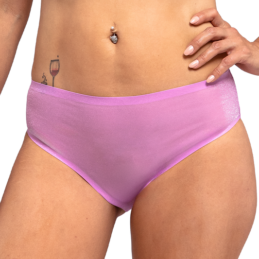 Panty corte láser tela efecto glitter 75298F Fashion