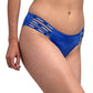 Panty azul con detalles de tiras en los costados 75308F Fashion