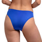 Panty azul con detalles de tiras en los costados 75308F Fashion
