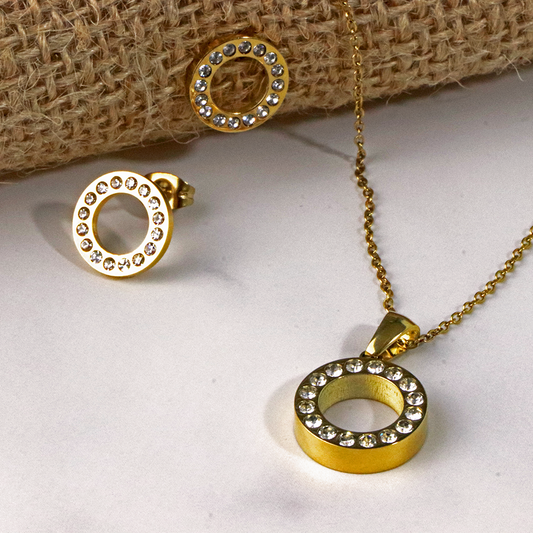 Set de cadena con dije y aretes JYA3556 Carnival Fashion Carnival Lenceria