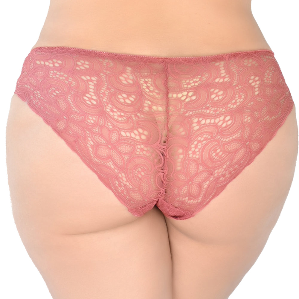 Pantie coordinable de talla extra con encaje  74421 Lady Carnival