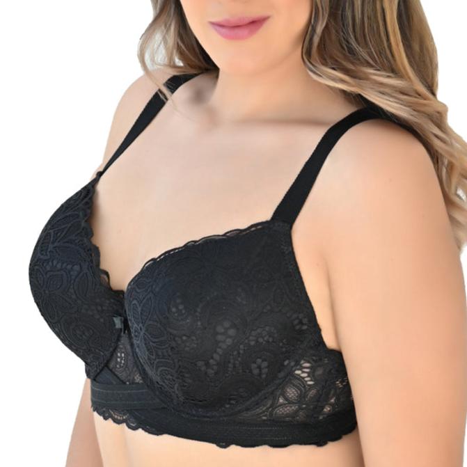 Brasier coordinable de talla extra con encaje  24421 Lady Carnival