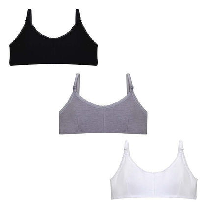 Set de 3 top teen con almohadillas removibles 2832S Teens