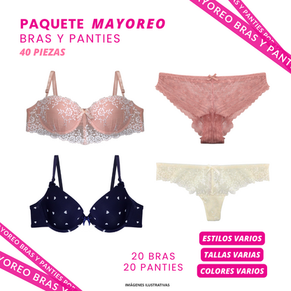 Paquete de 40 piezas a precio de mayoreo PACK 005 MAYOREO Carnival