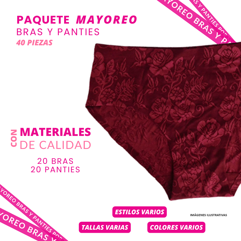 Paquete de 40 piezas a precio de mayoreo PACK 005 MAYOREO Carnival