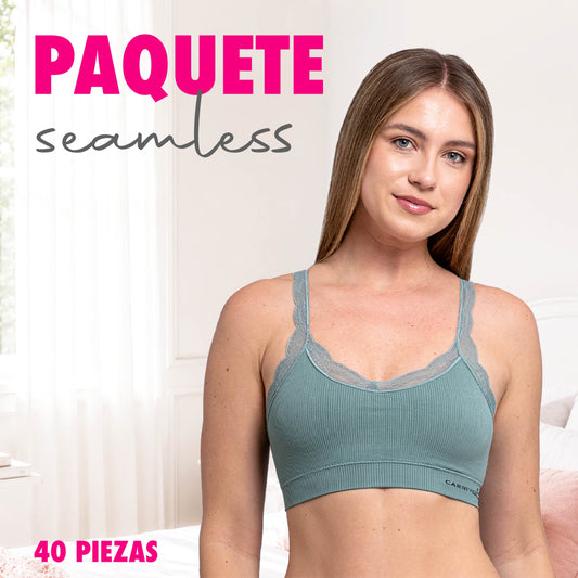 Paquete seamless con 40 piezas a precio de mayoreo PACK 002 SEAMLESS Carnival