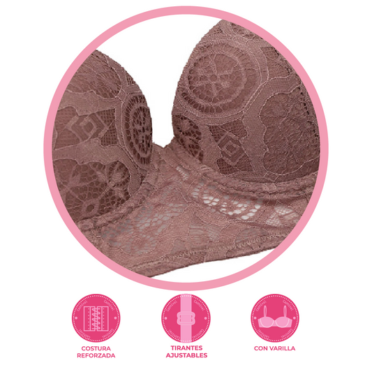 Brasier coordinable con aberturas  en la banda 24744 Lady Carnival Carnival